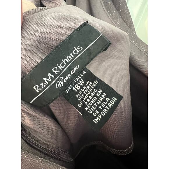 R&M RICHARDS WOMAN FORMAL LAVENDER MINI DRESS  SIZE18W nwt - Picture 3 of 10